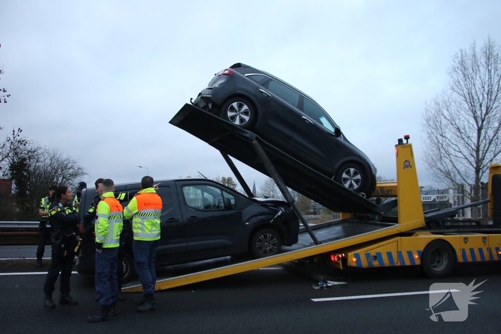 File na botsing op snelweg