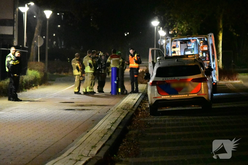 Omgeving afgezet na gaslekkage