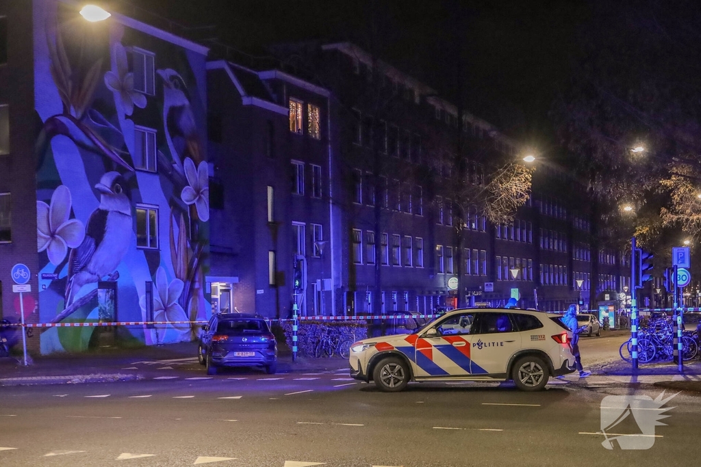 Schietpartij bij café