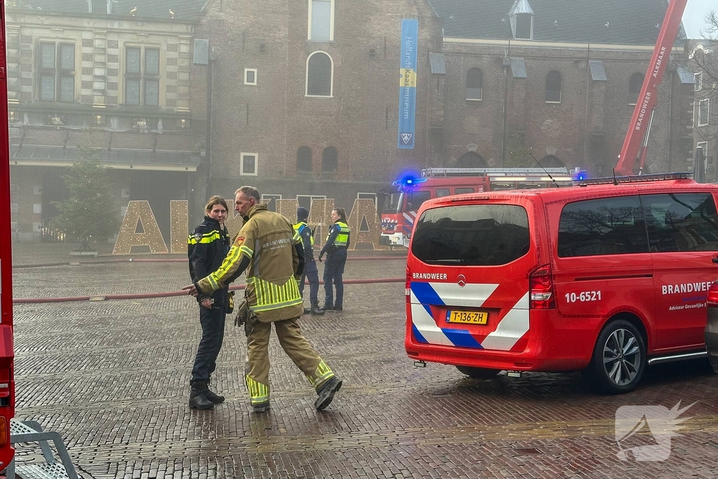 Brand in restaurant leidt tot ontruiming