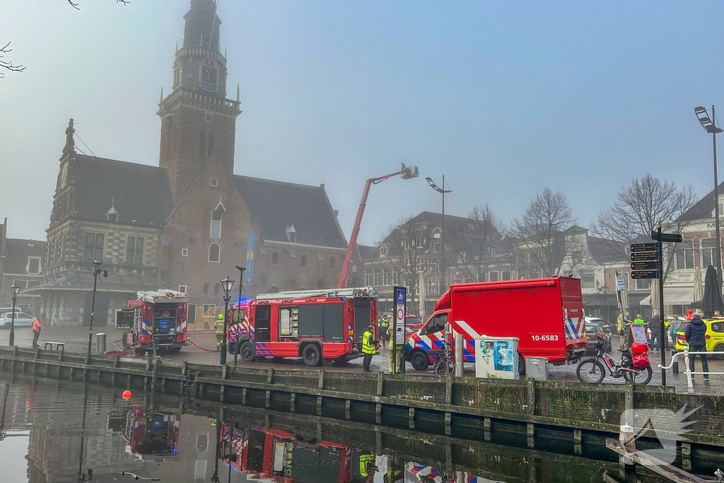 Brand in restaurant leidt tot ontruiming