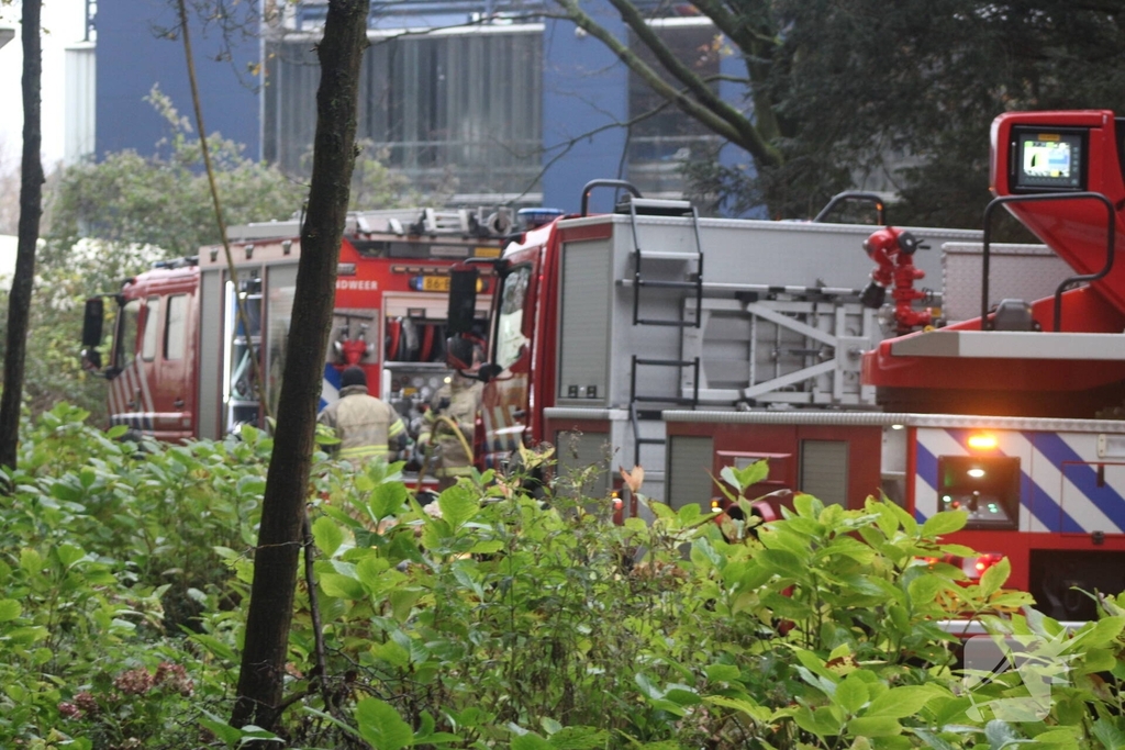 Rookontwikkeling bij brand in appartement