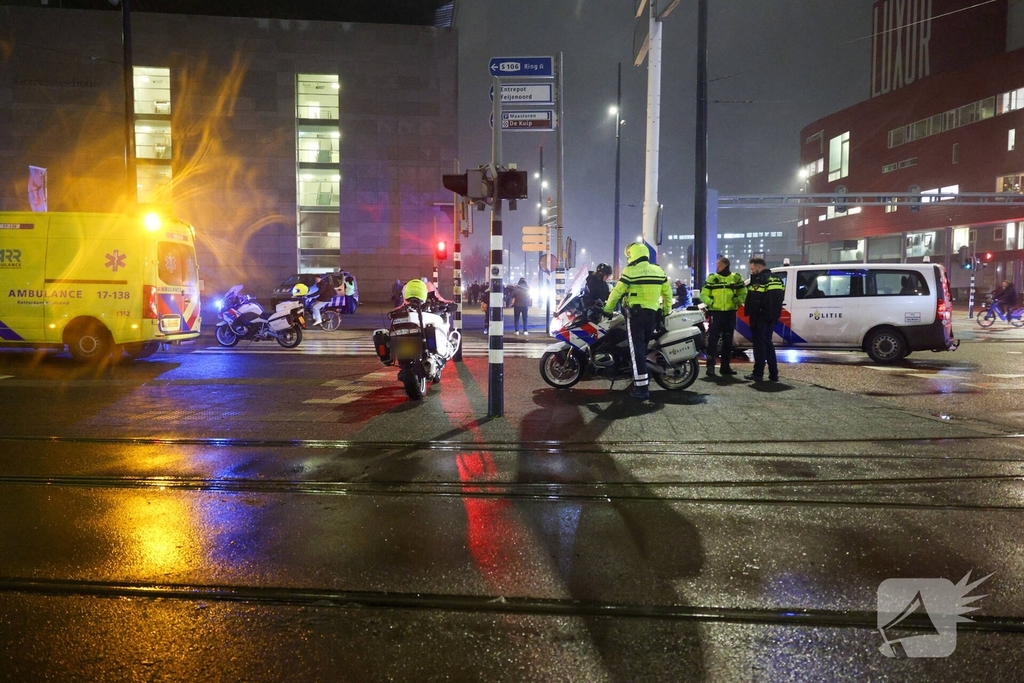 Motoragent en fietser betrokken bij ongeval