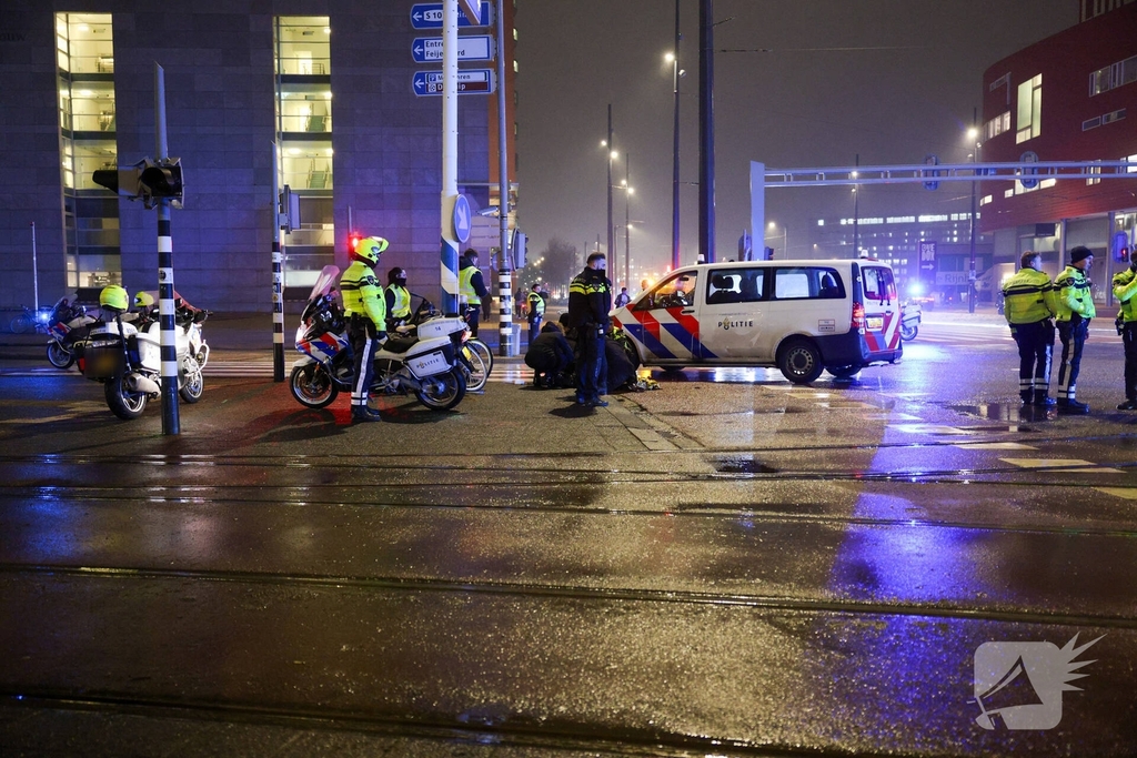 Motoragent en fietser betrokken bij ongeval