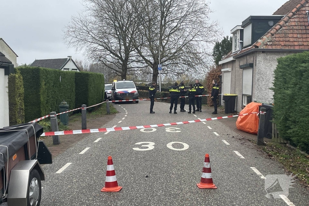 Politie zet straat af na noodlottig incident