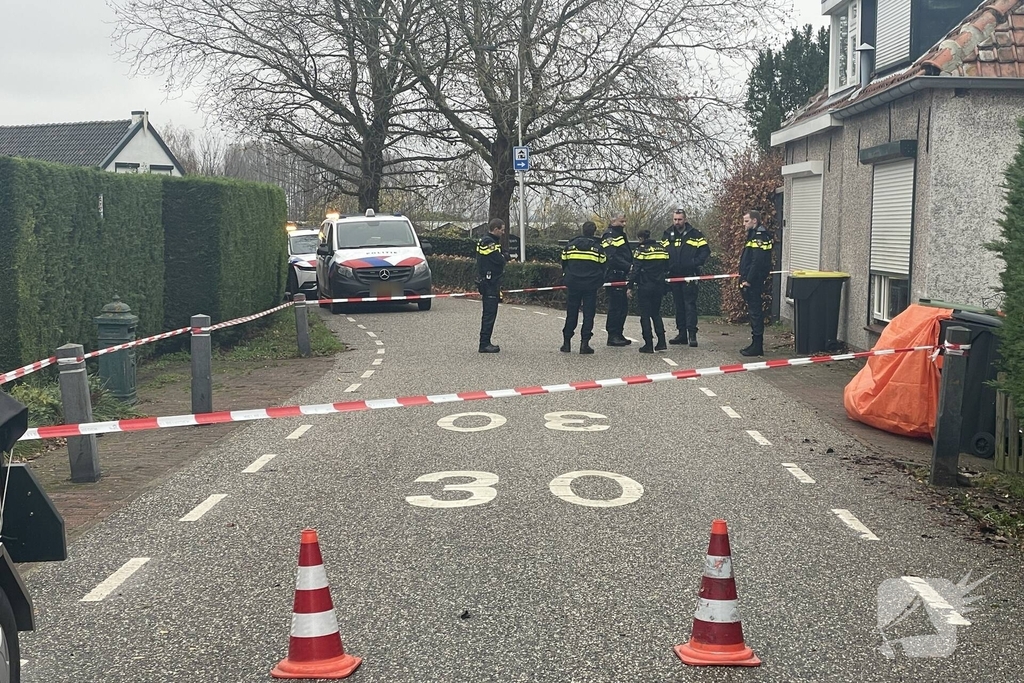 Politie zet straat af na noodlottig incident