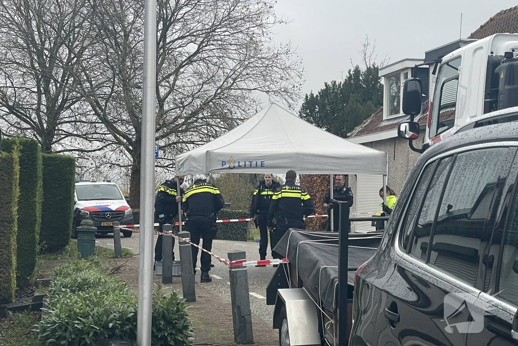 Politie zet straat af na noodlottig incident