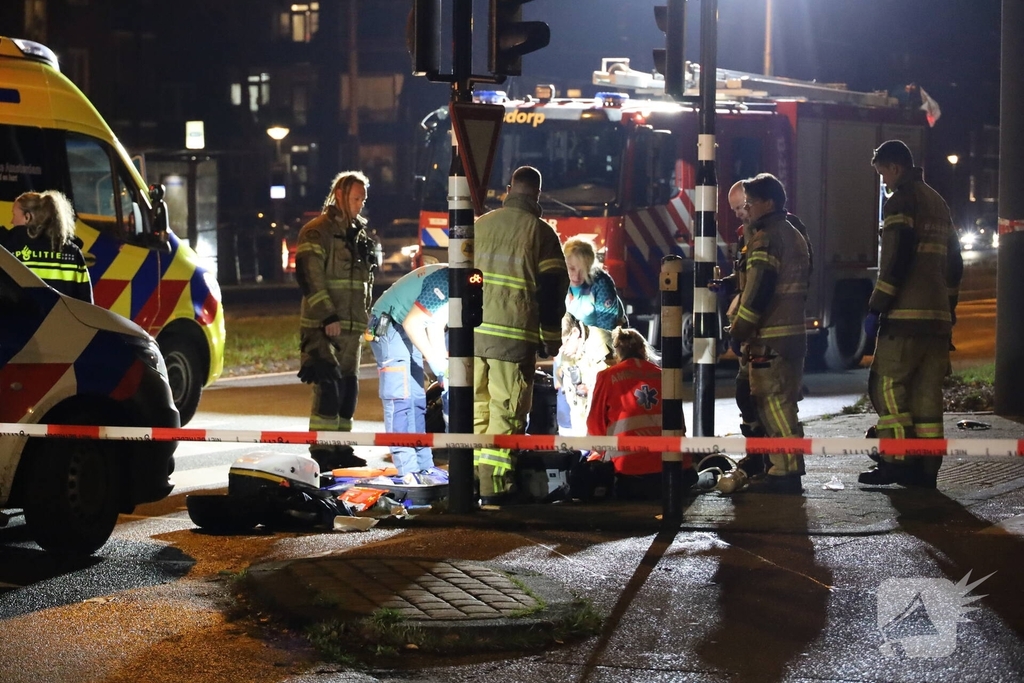 55-jarige scooterrijder overleden na ongeluk
