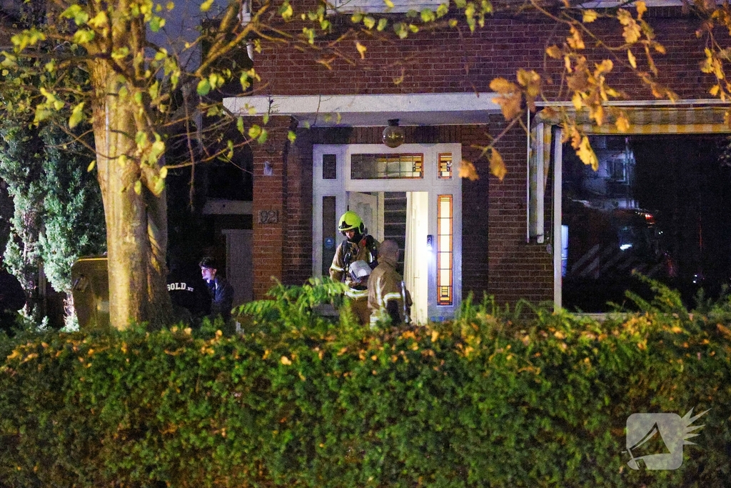 Woningbrand met jongeren in Rotterdam
