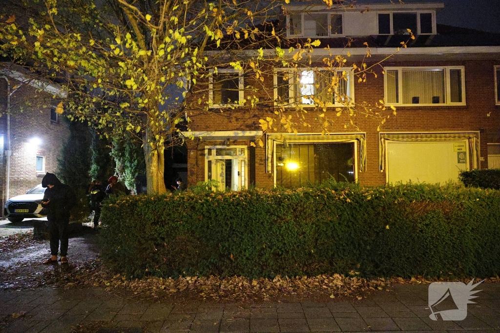 Woningbrand met jongeren in Rotterdam