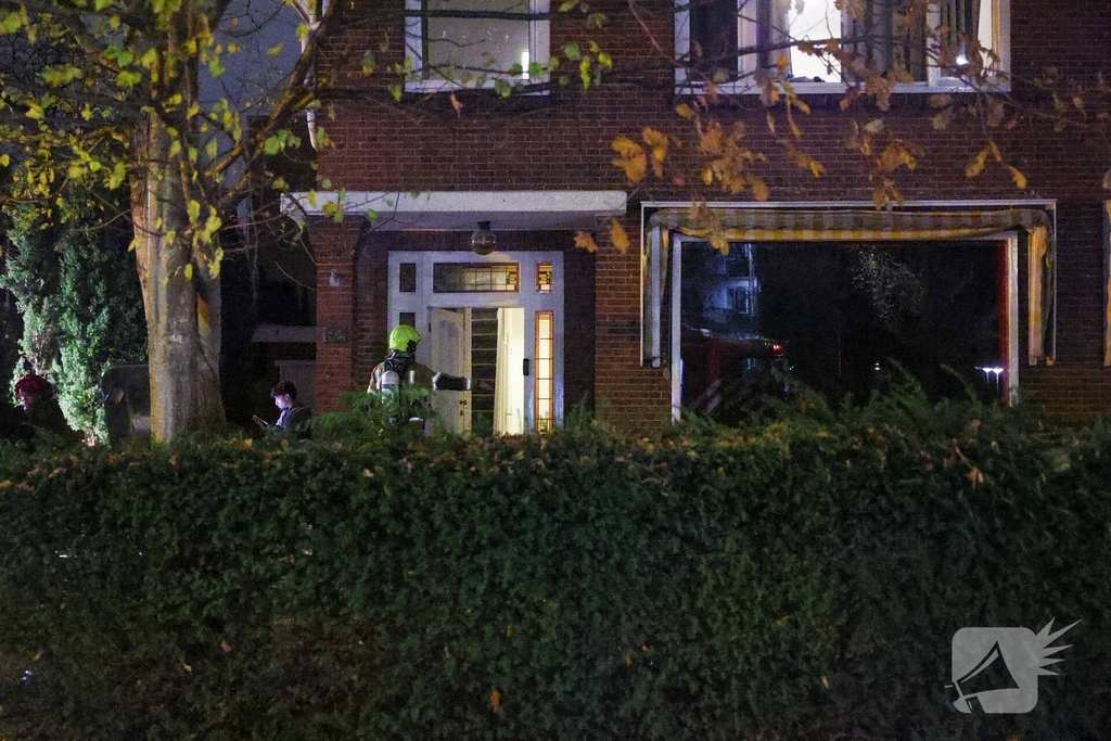 Woningbrand met jongeren in Rotterdam