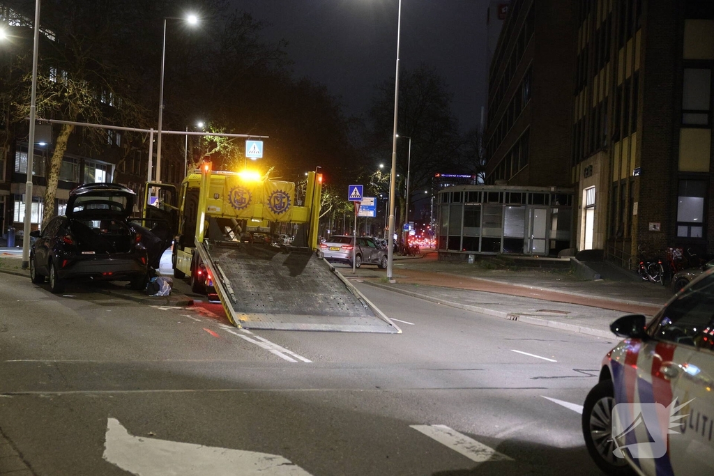 Ambulance inzet na aanrijding in Rotterdam