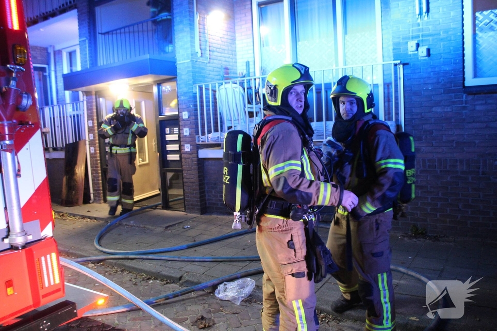 Brand in appartementencomplex snel onder controle