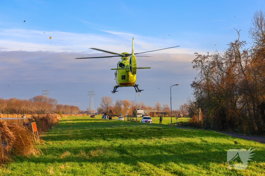 Motorrijder gewond na aanrijding met auto