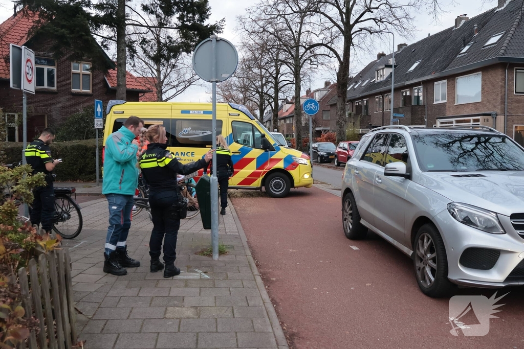 Fietser gewond bij aanrijding met auto