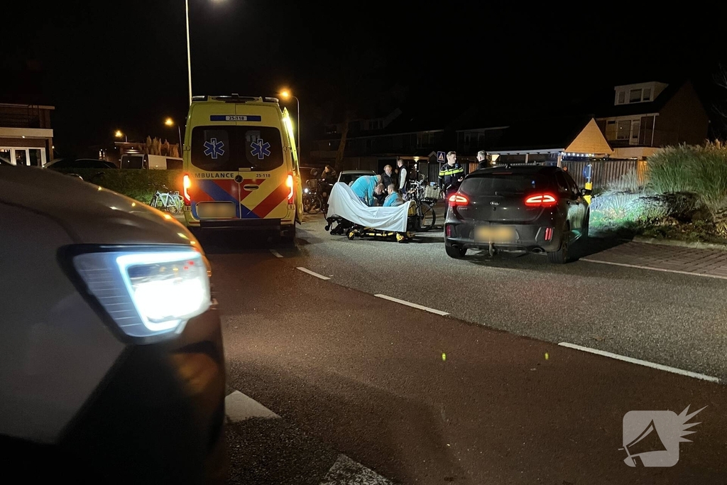 Fietser gewond bij aanrijding met auto