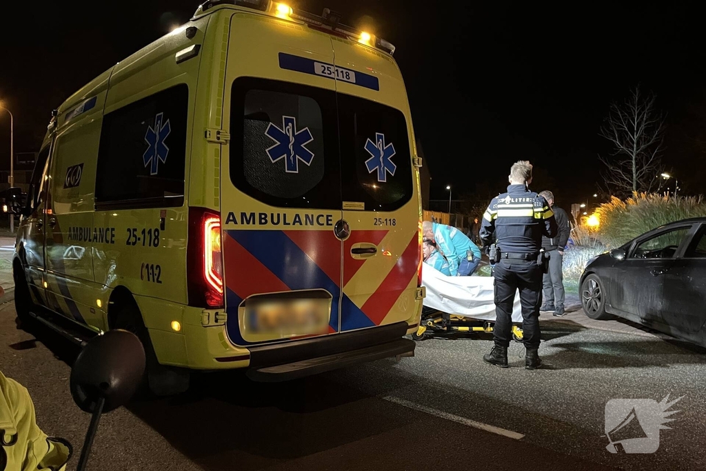 Fietser gewond bij aanrijding met auto