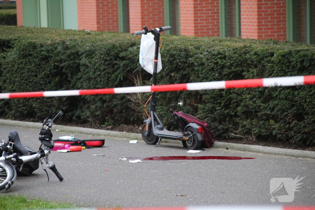 Steekincident leidt tot grote politie-inzet