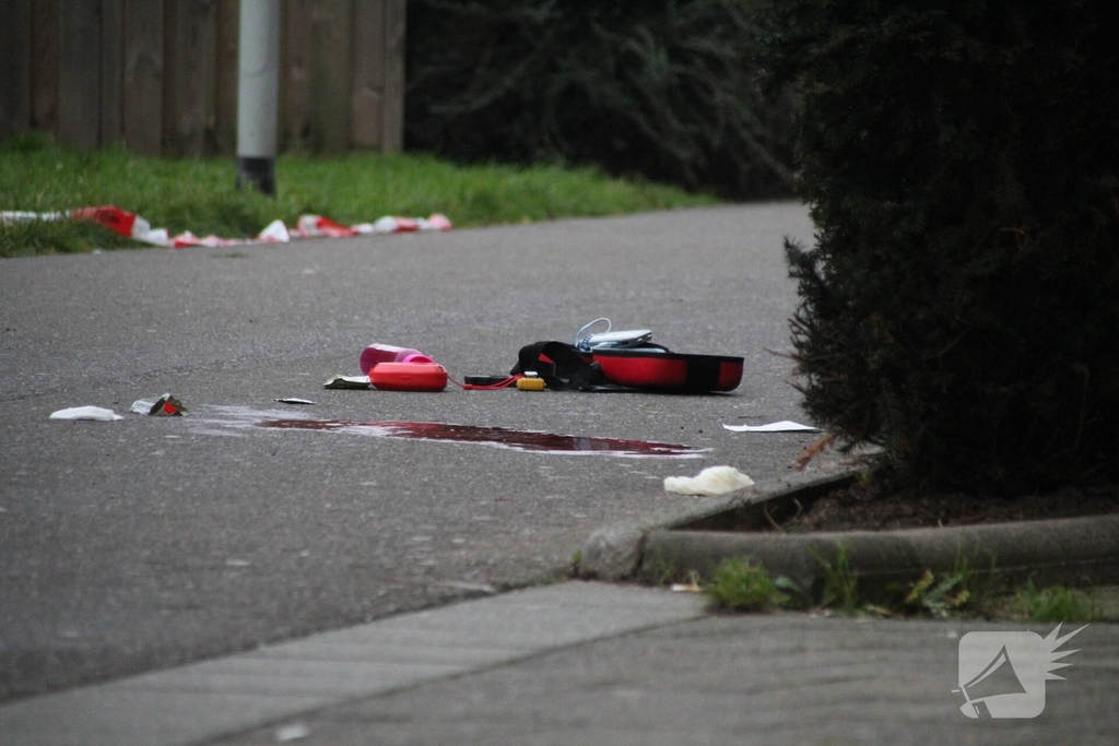 Steekincident leidt tot grote politie-inzet