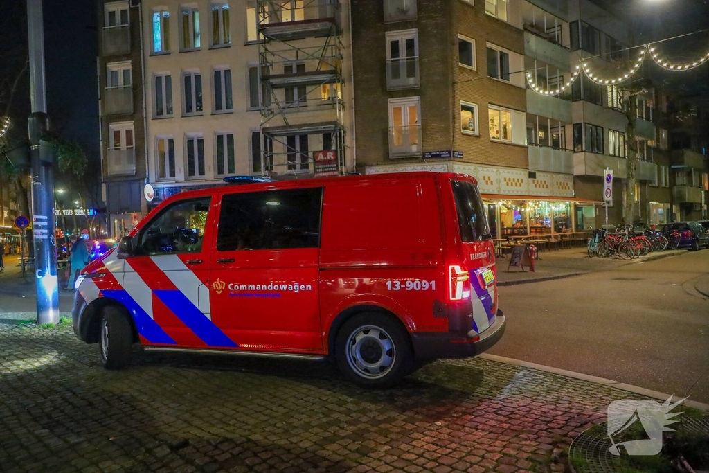 Brand in snackbar snel geblust