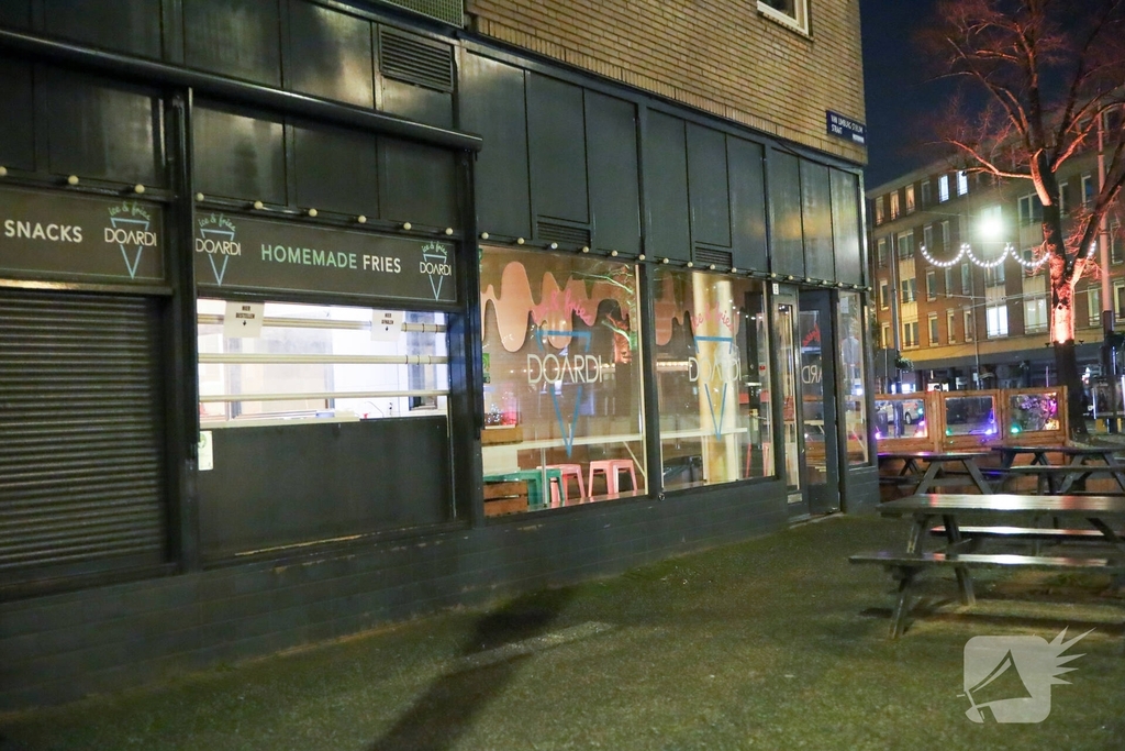 Brand in snackbar snel geblust