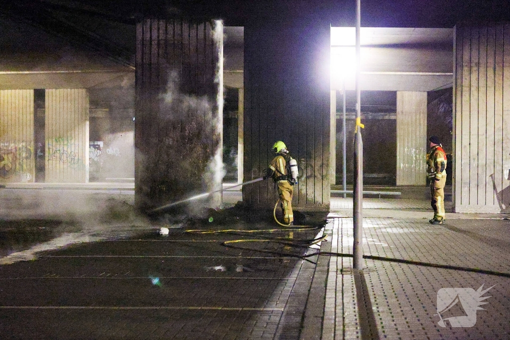 Brandstichting leidt tot ongeval op snelweg
