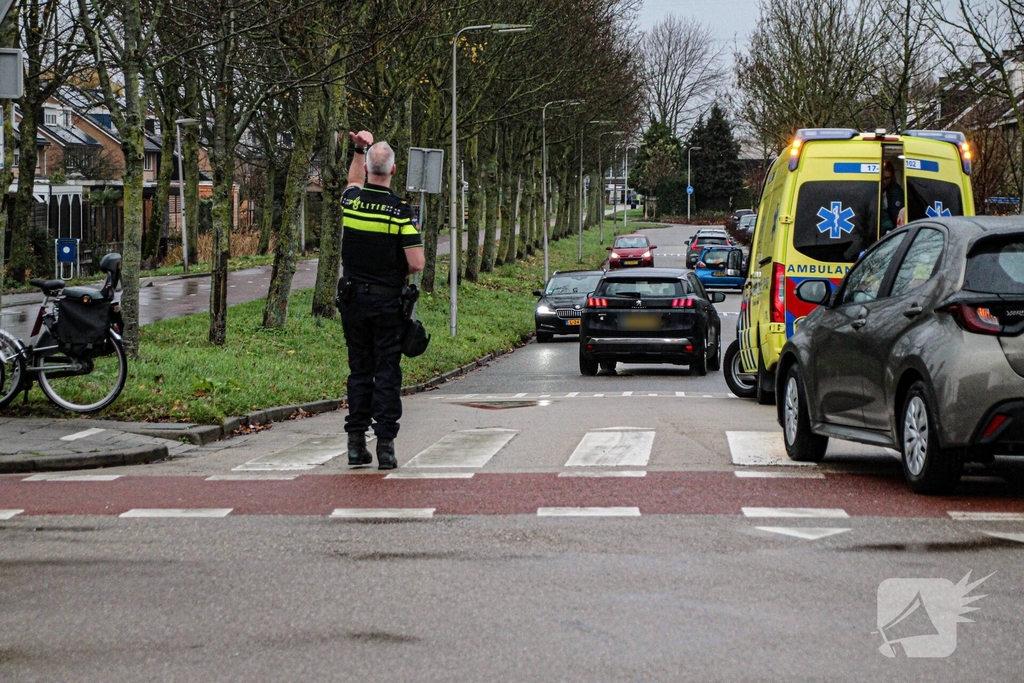 Fietser en auto botsten in ongeval
