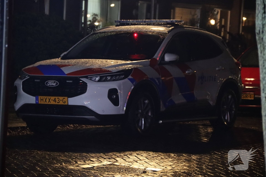 Deur opengebroken bij brand in woning