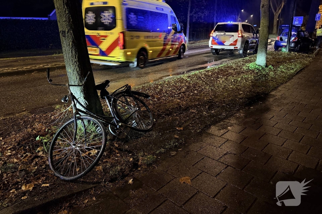 Fietser gewond bij aanrijding met auto