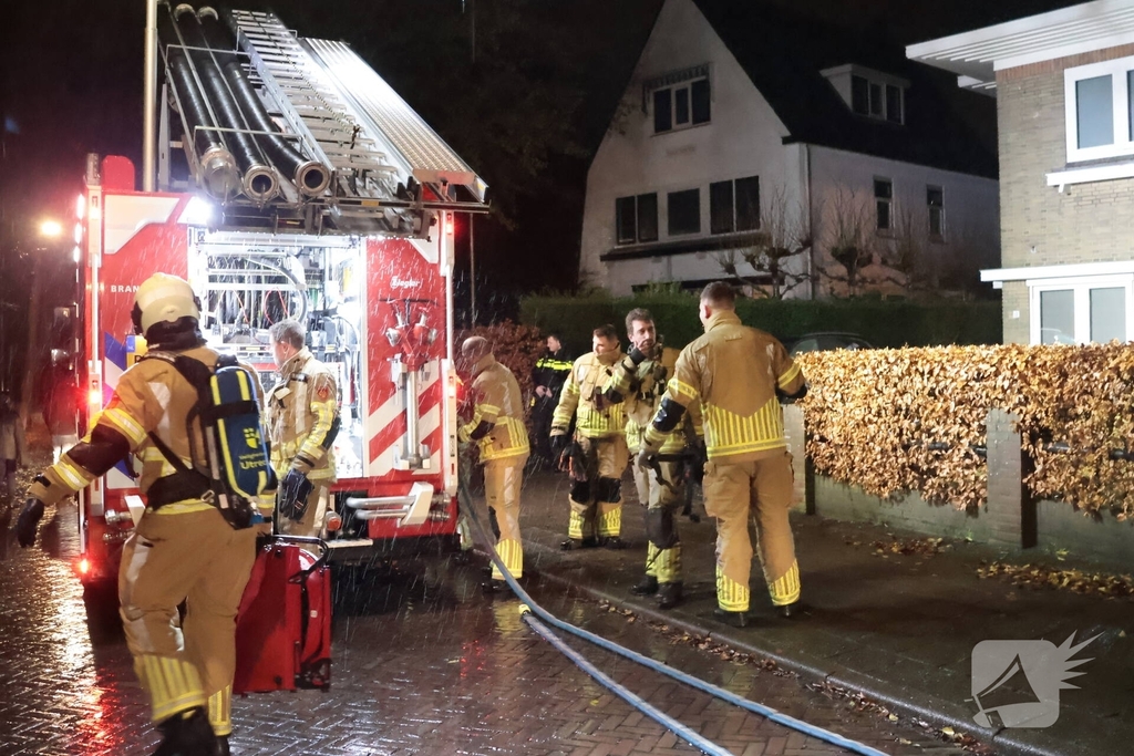 Woningbrand leidt tot snelle brandweerinzet