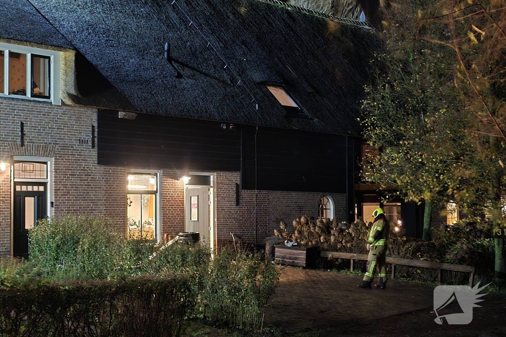 Brandweer inzet na melding van schoorsteenbrand
