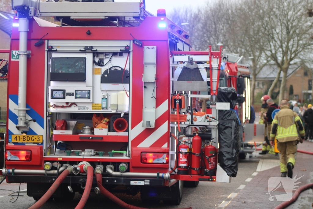 Explosiegevaar door gas bij brand