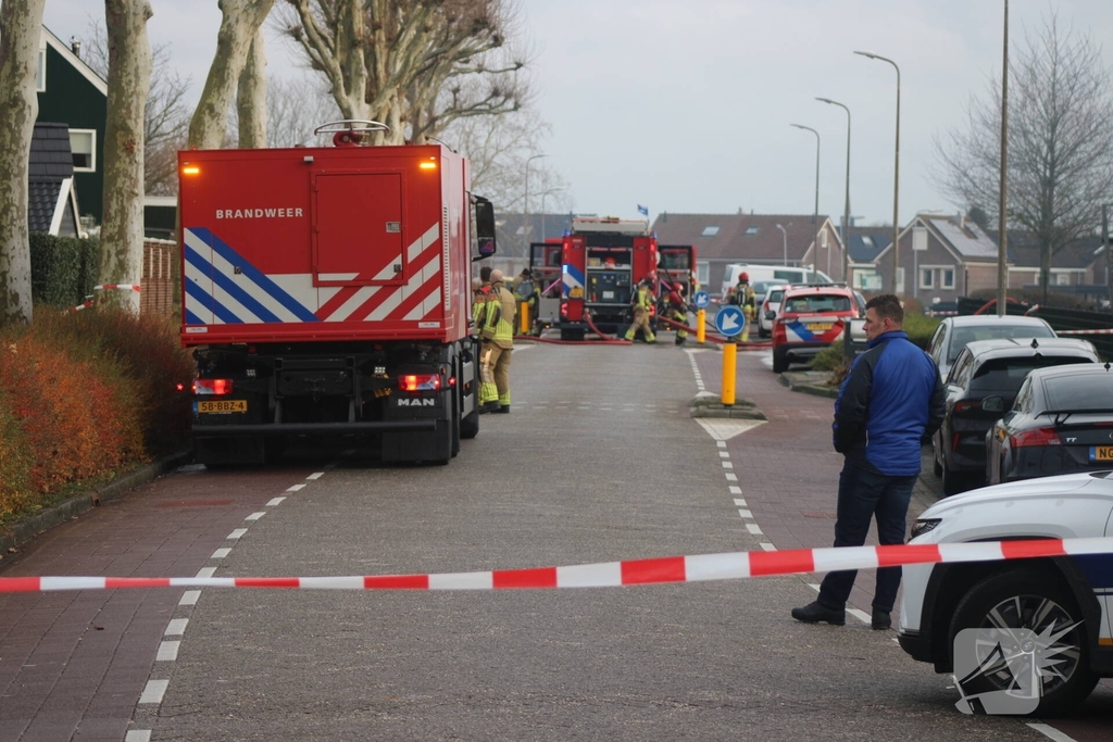 Explosiegevaar door gas bij brand