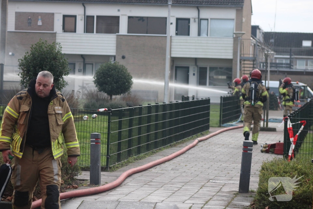 Explosiegevaar door gas bij brand