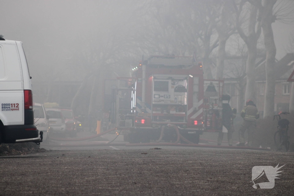 Explosiegevaar door gas bij brand
