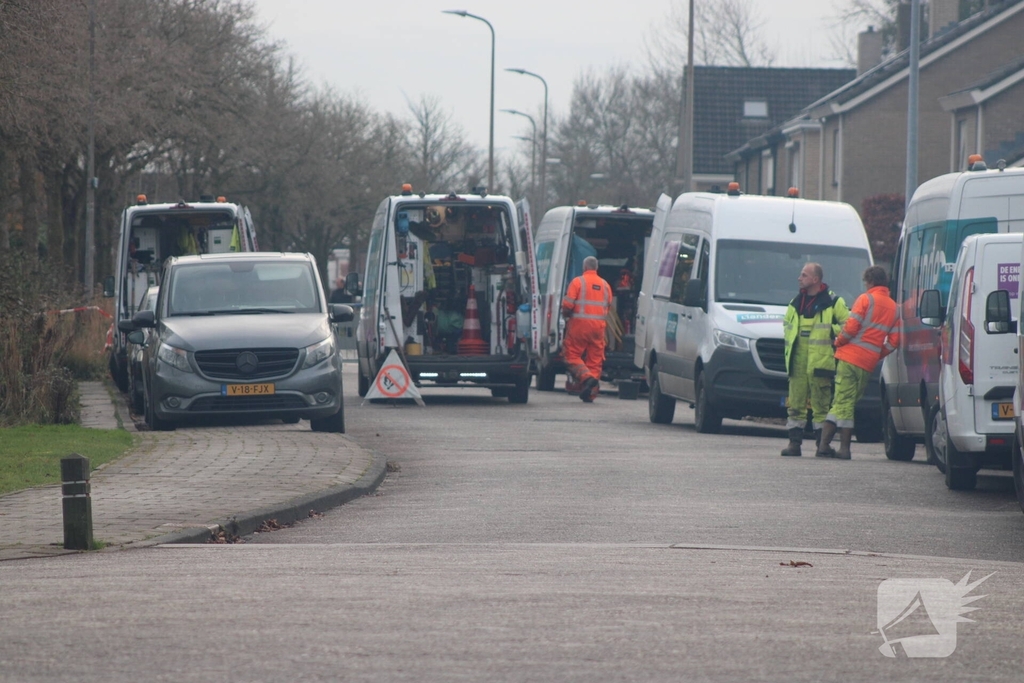 Explosiegevaar door gas bij brand