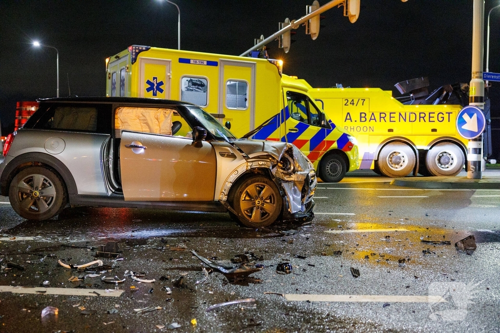 Ernstig ongeval met meerdere gewonden bij aanrijding