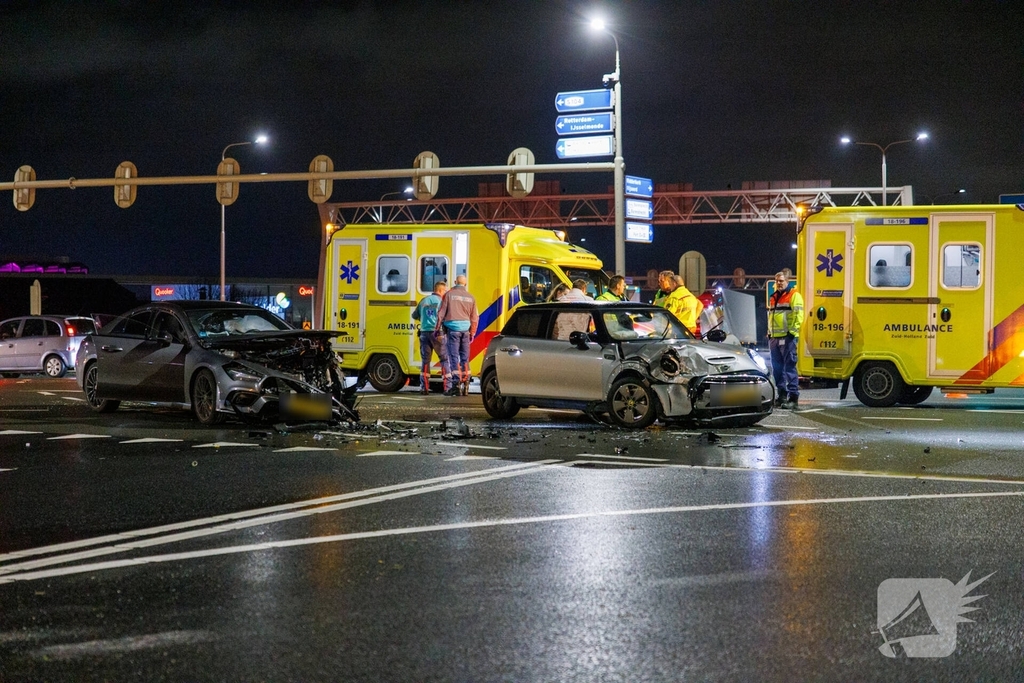 Ernstig ongeval met meerdere gewonden bij aanrijding