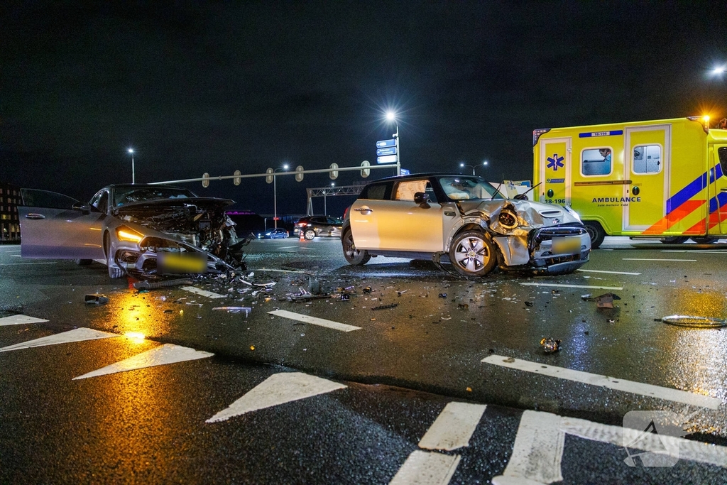 Ernstig ongeval met meerdere gewonden bij aanrijding