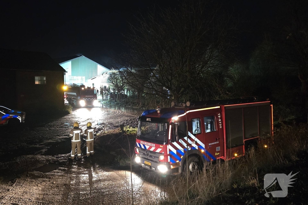 Middelbrand bij agrarisch bedrijf