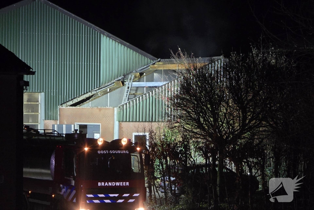 Middelbrand bij agrarisch bedrijf