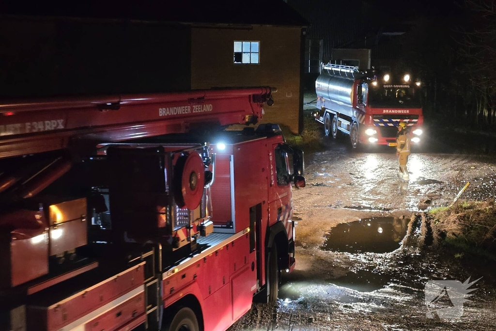 Middelbrand bij agrarisch bedrijf