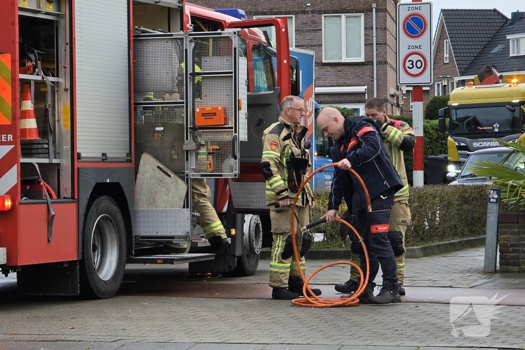 Fietser raakt bekneld bij ongeval