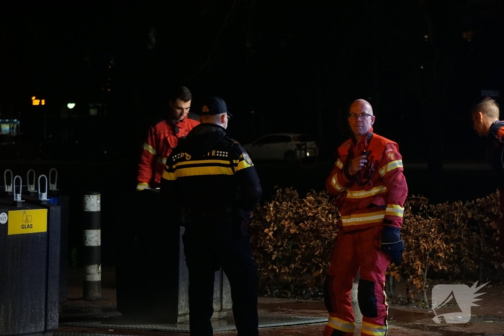 Vuur in ondergrondse container gedoofd