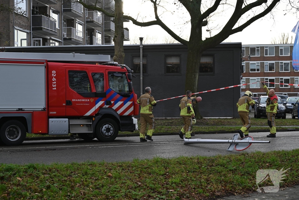 Ongeluk met gevaarlijke stoffen aan tankstation