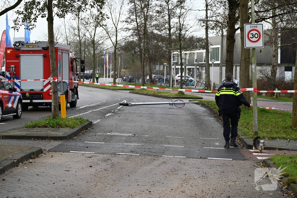 Ongeluk met gevaarlijke stoffen aan tankstation