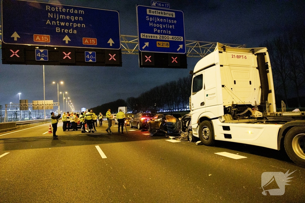 Zeven gewonden na ernstig ongeval