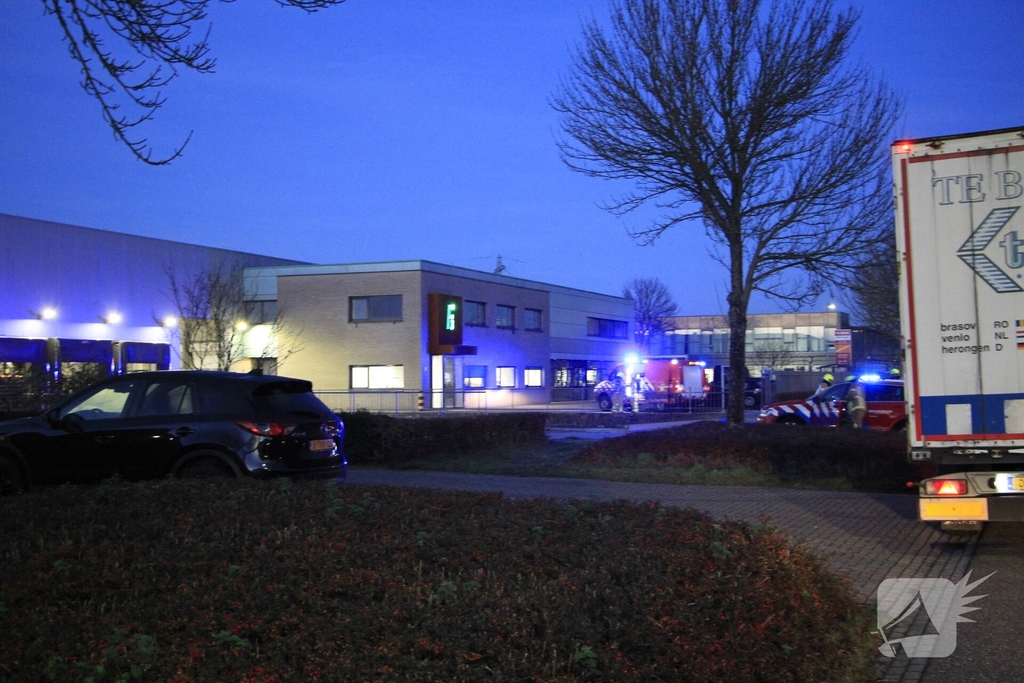 Hulpdiensten reageren op incident met gevaarlijke stoffen