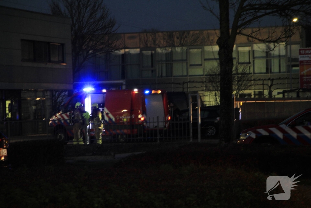 Hulpdiensten reageren op incident met gevaarlijke stoffen