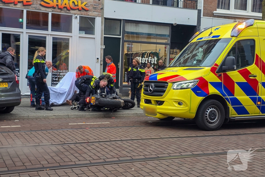 Motorrijder naar ziekenhuis na ongeval
